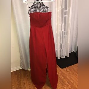Like new - House of CB - Mariefrance red jumpsuit- Medium